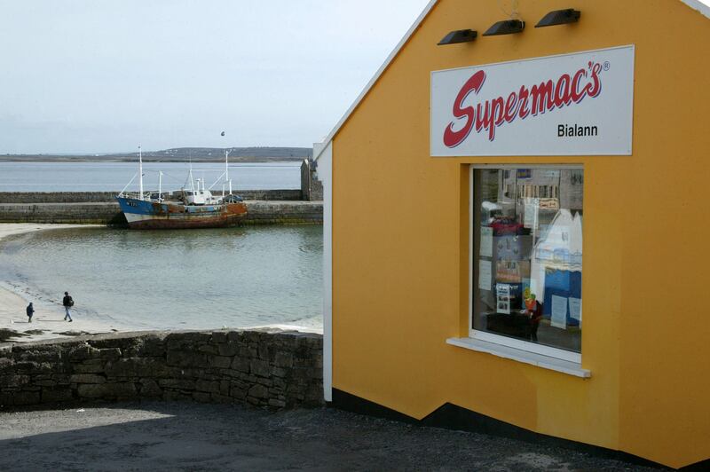 Supermac's on Inis Mór, Aran Islands. Photograph: Joe O'Shaughnessy