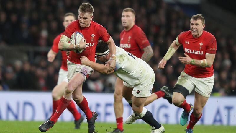 Wales have shown they are committed to more of a passing and offloading game. Photograph:  Mark Thompson/Getty Images