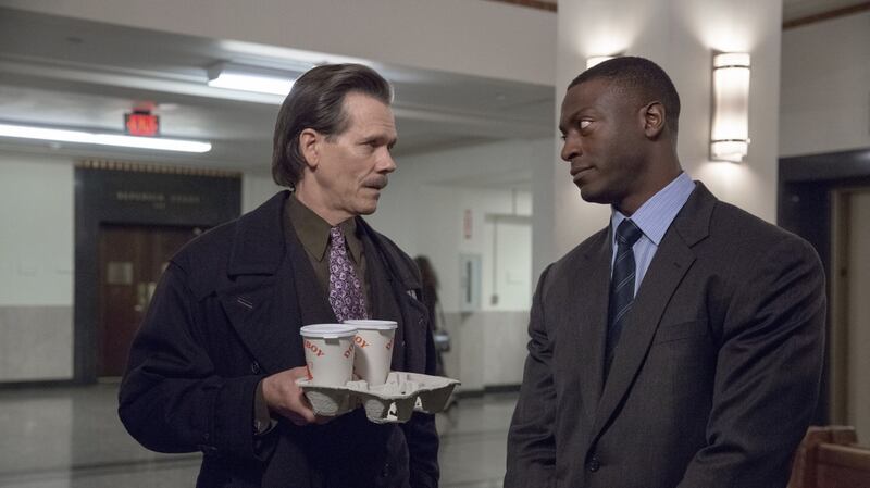 Kevin Bacon and Aldis Hodge in City on a Hill