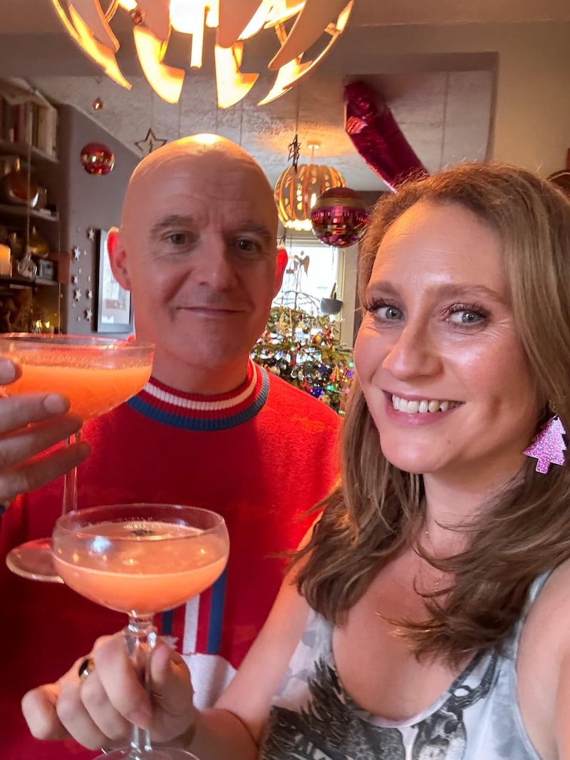 Conor and his wife Sonia enjoying mocktails recently.