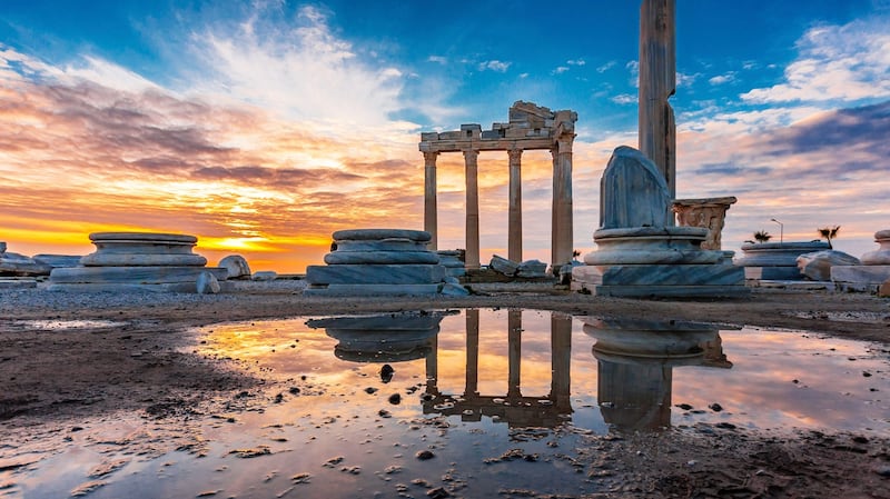 The Apollo temple in Side