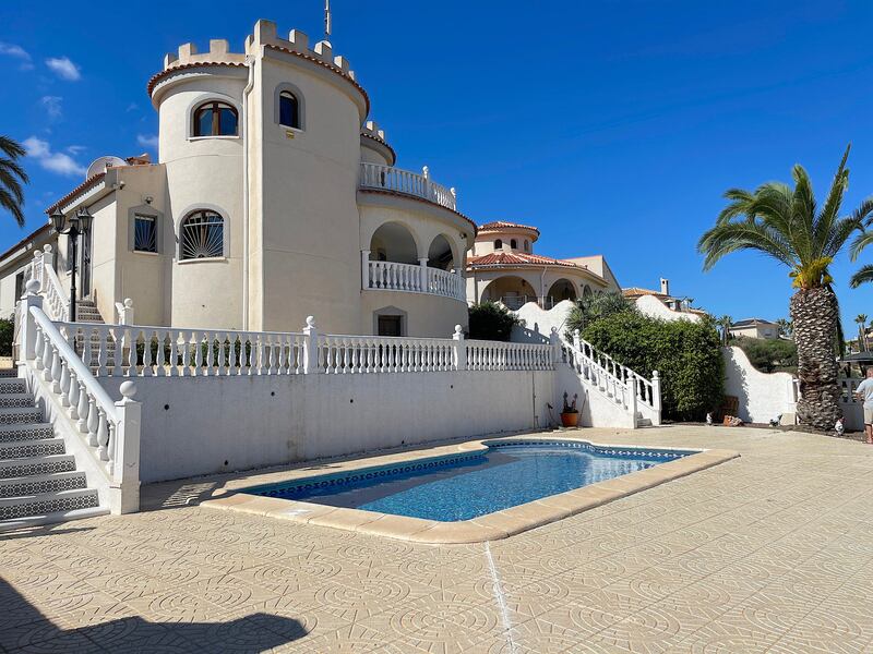 This villa extending to 190sq m sleeps eight between four bedrooms and has a large sunny terrace 