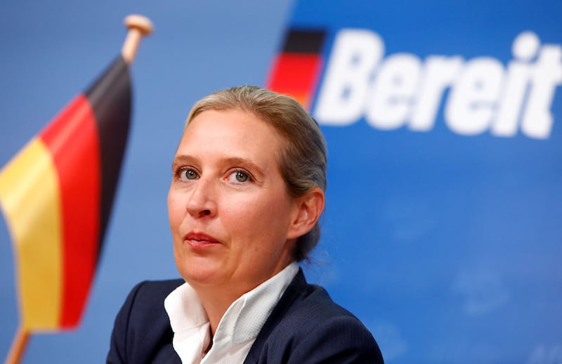 Alice Weidel, the co-leader of the far-right Alternative for Germany (AfD) party. Photograph: Michele Tantussi/AFP/Getty Images