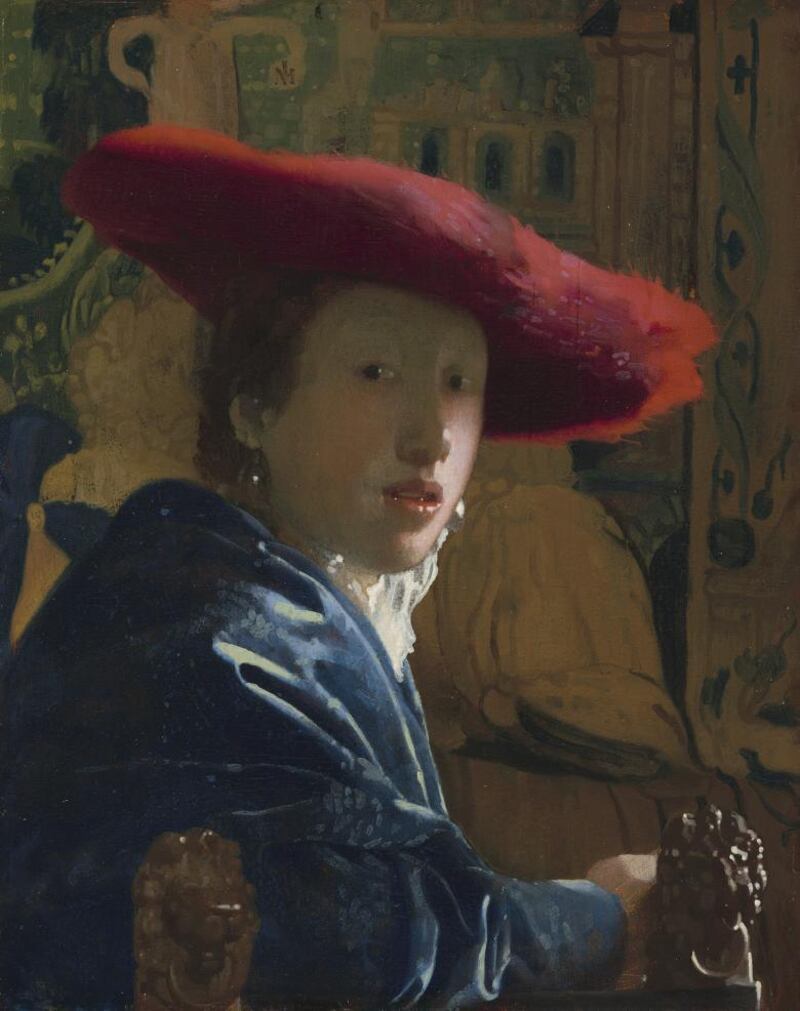 Johannes Vermeer, Girl with the Red Hat. Andrew W Mellon Collection. Courtesy National Gallery of Art, Washington