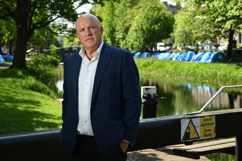 Aubrey McCarthy, chairman of Tiglin homeless services. Photograph: Bryan Meade for The Irish Times