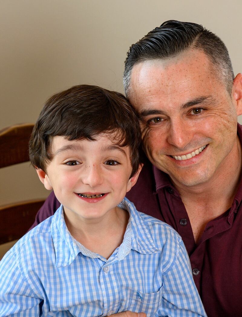 Adam and David King at the family home in Cork. Photograph: Daragh Mc Sweeney/Provision