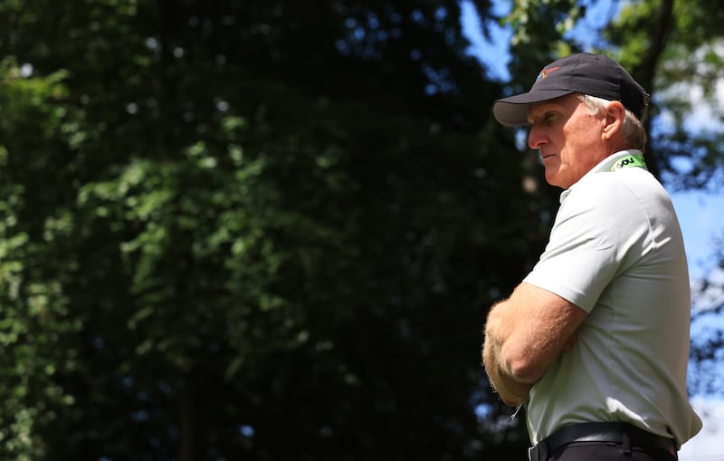 LIV Golf CEO Greg Norman pictured during the LIV Invitational at The Centurion Club. Photograph: Matthew Lewis/Getty