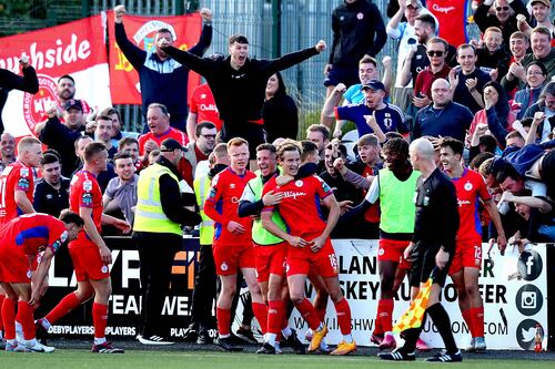 Harry Wood’s equaliser keeps Shelbourne’s European hopes alive after draw in Dundalk