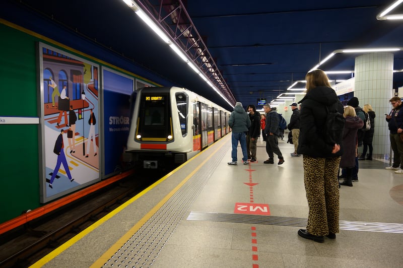 In the years that Dublin has spent talking about a metro line Warsaw has built two lines. Photograph: NurPhoto via Getty Images