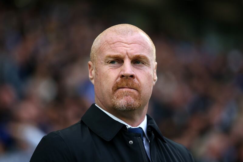 Sean Dyche still has a way to go before Everton reach safety. Photograph: Steve Bardens/Getty Images