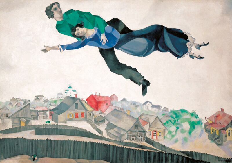 A Marc Chagall painting from The Avant-Gardists