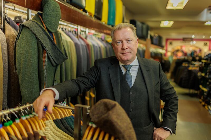 John Mullaney in his Mullaney Brothers shop. Photograph: James Connolly