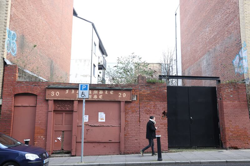 The council dropped the redevelopment scheme at 29 and 30 Fisahamble Street in February 2019 due to rising construction costs.  Photograph: Bryan O’Brien