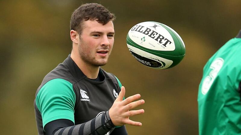 Robbie Henshaw will make his third appearance for Ireland in the infamiliar role of inside centre. Photograph: Billy Stickland / Inpho