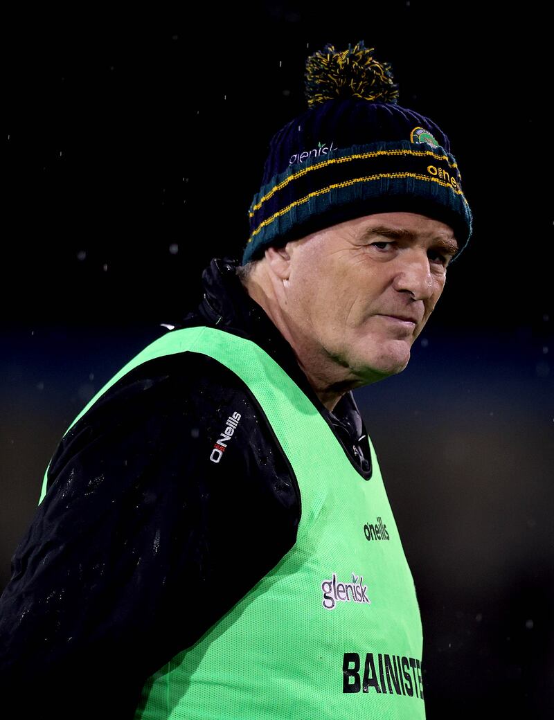 Offaly manager Liam Kearns in Parnell Park in January 2023.
Photograph: ©INPHO/Ryan Byrne