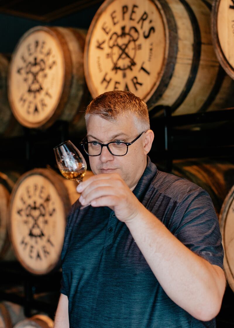 Master Distiller Brian Nation, creator of Keeper’s Heart whiskey