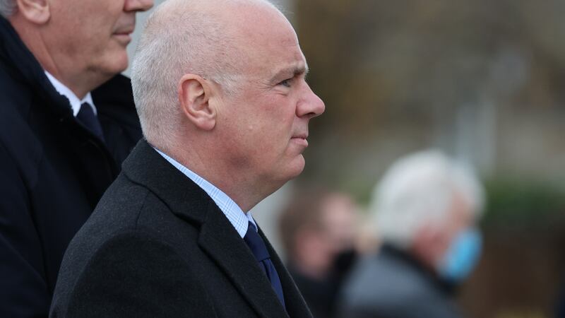 Former Anglo Irish Bank CEO David Drumm at the Funeral. Photograph: Nick Bradshaw/The Irish Times