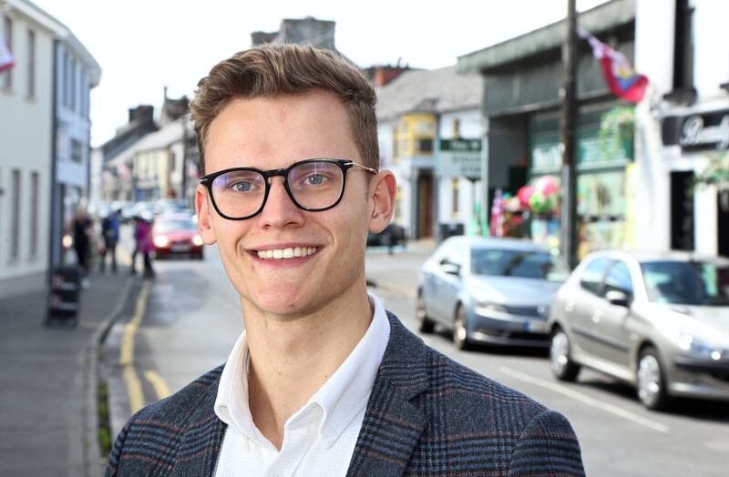 Cllr Albert Dolan in Athenry: 'We are a centrist party. We encourage people to do their best, to drive on. We encourage entrepreneurs.' Photograph: Joe O'Shaughnessy.