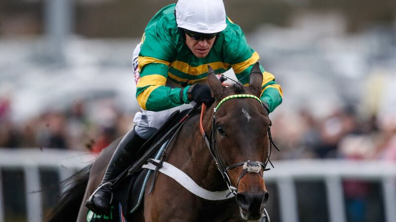 Barry Geraghty is expected to partner  Buveur D’Air to Champion Hurdle victory. Photograph: Alan Crowhurst/Getty