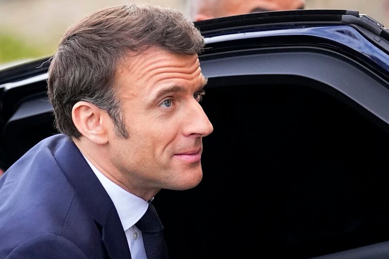 French president Emmanuel Macron reportedly told his cabinet:  “My political interest and my political will were to go for a vote. But I consider that in the present state of things, the financial and economic risks are too great.” Photograph: Michel Euler/ AFP via Getty Images)