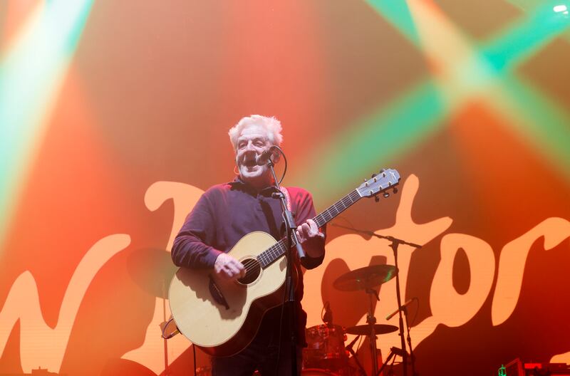 Electric Picnic: Davy Carton on stage on Sunday night. Photograph: Alan Betson