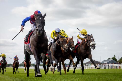 Los Angeles and Ryan Moore supply Aidan O’Brien with 16th Irish Derby success 