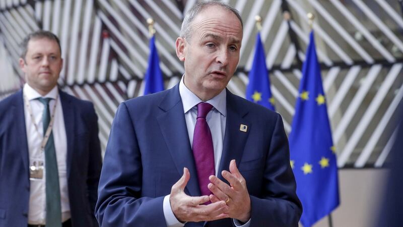 Taoiseach Micheál Martin in Brussels: “There hasn’t really been sufficient movement.”  Photograph: Oliver Hoslet/ EPA