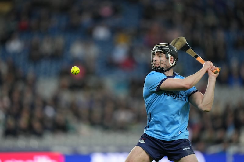 Dublin's Donal Burke in action against Offaly at Croke Park on Saturday. Photograph: James Lawlor/Inpho