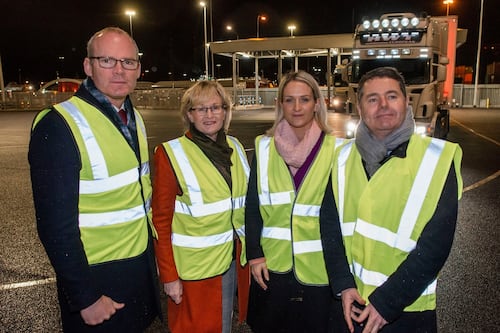 Election 2020 outtakes: Fine Gael chases early risers at Dublin Port