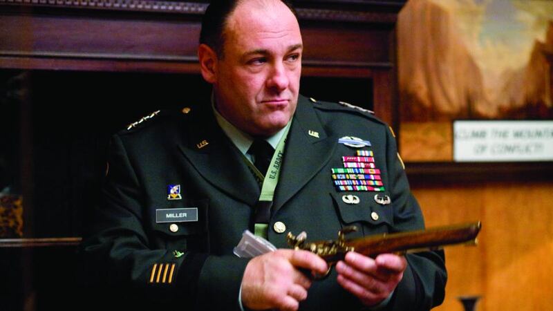 Gandolfini as General Miller in In the Loop, directed by Armando Iannucci. Photograph: Nicola Dove