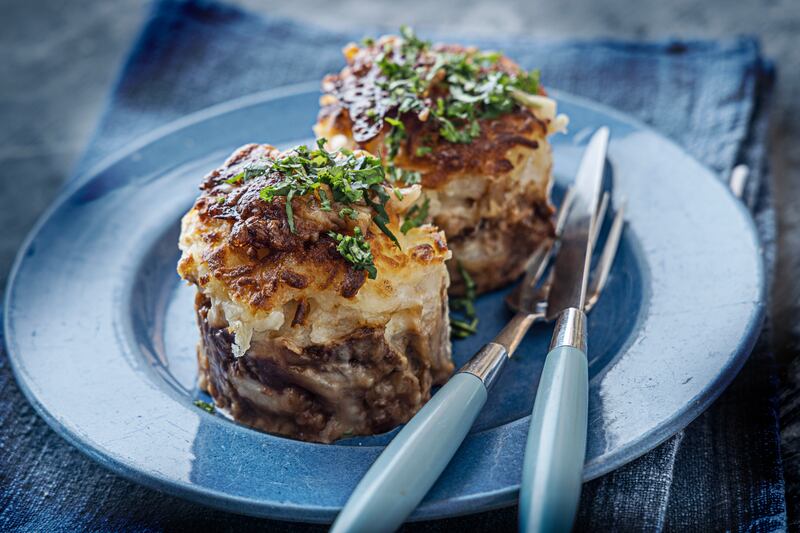 Boulangère potatoes with Gruyère cheese