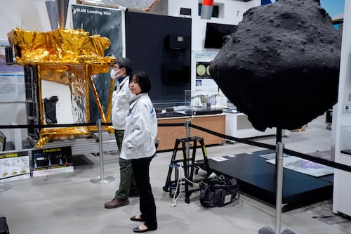 Japan’s Slim spacecraft lands on moon but fails to generate solar power