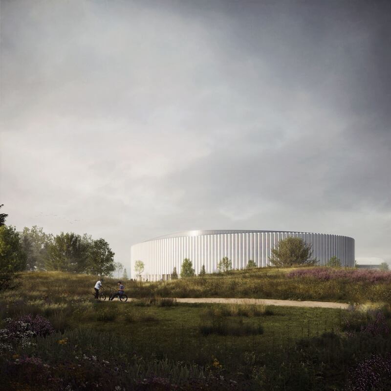 A view of the proposed velodrome at the Sport Ireland campus