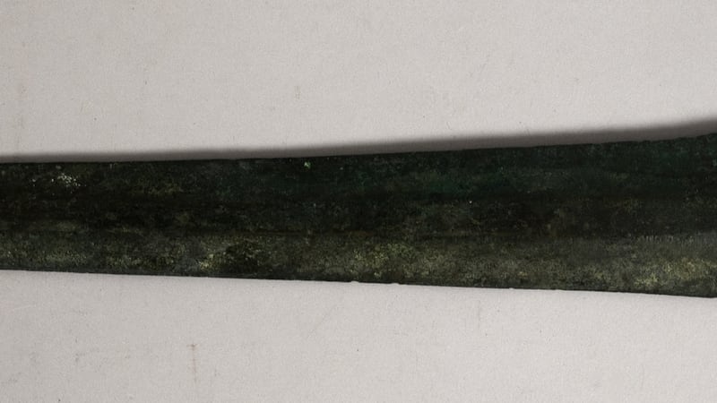 The oldest lot in Whyte’s sale is a Bronze Age sword from 3,100BC (€1,000- €1,500)