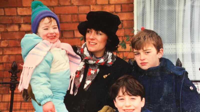 Singer Mary Black with her children Roisin, then aged 2, Danny (6)  and Conor (9),  taken in 1991