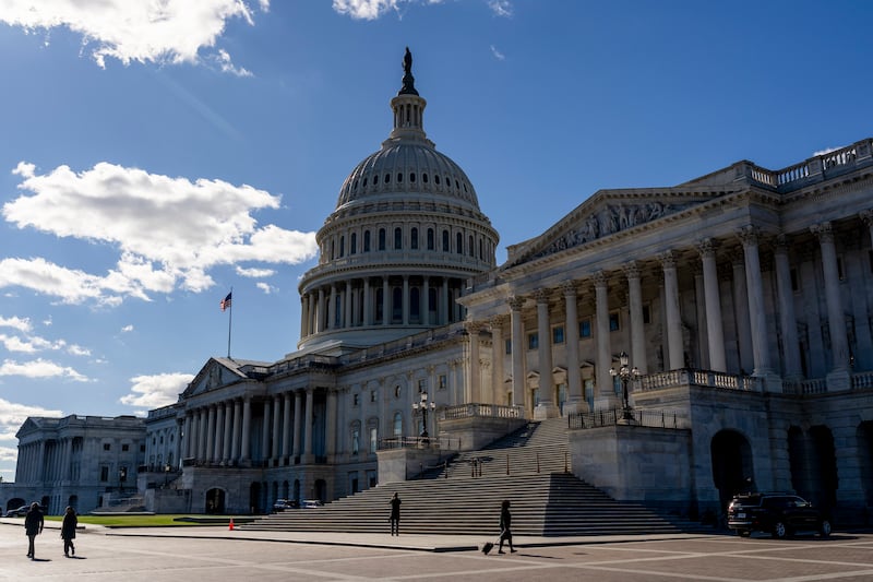 The US Capitol in Washington. President-elect Donald Trump’s demand that Senate Republicans surrender their role in vetting his nominees may pose the first test of whether his second term is more radical than his first. Photograph: Eric Lee/New York Times
                      