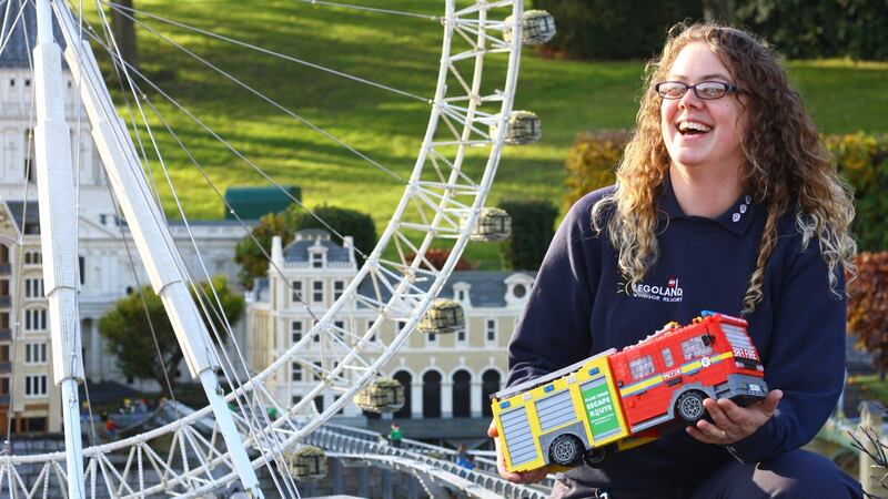 Model maker Nicki in Inside Legoland: A World of Wonder