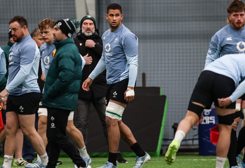 Cormac Izuchukwu at squad training. Photograph: Billy Stickland/Inpho