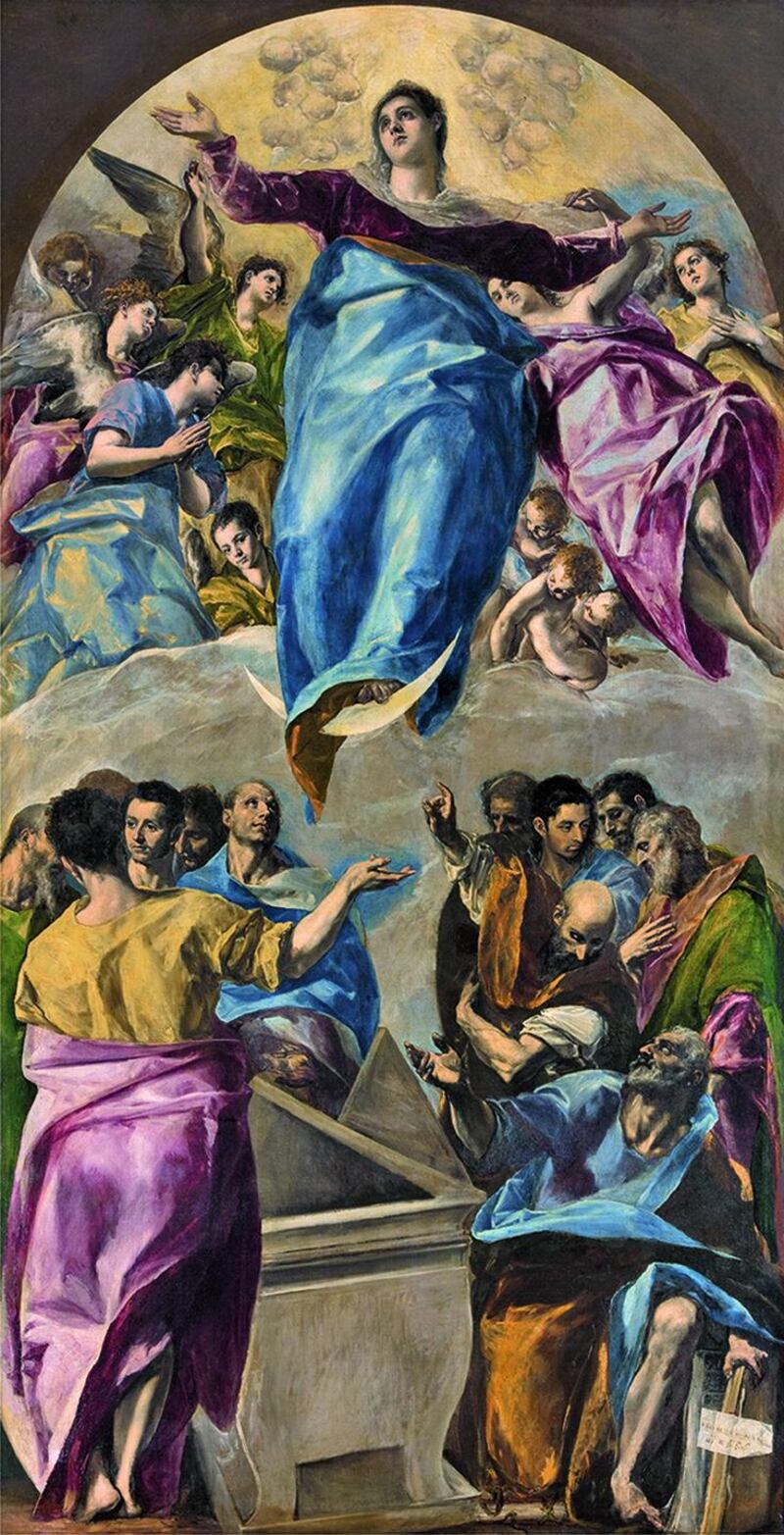 El Greco: Assumption of the Virgin (1577-79). Photograph: Art Institute of Chicago