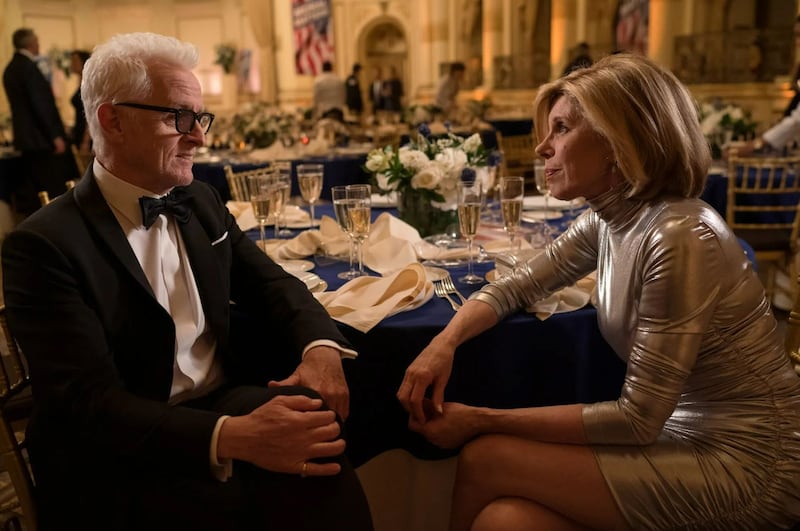 John Slattery plays a micro-dosing love interest alongside Christine Baranski on The Good Fight. Photograph: Paramount+