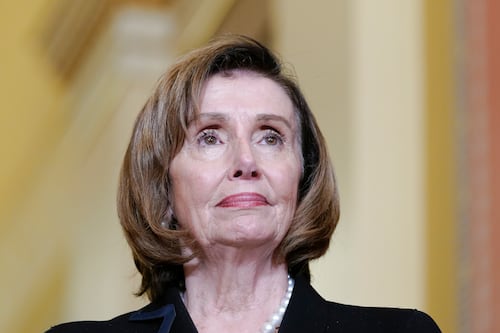Pelosi says attack on husband has traumatised family, but his condition ‘continues to improve’
