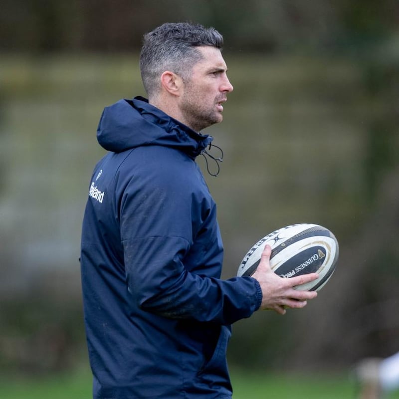 Rob Kearney training at University College Dublin. Photograph: INPHO/Morgan Treacy