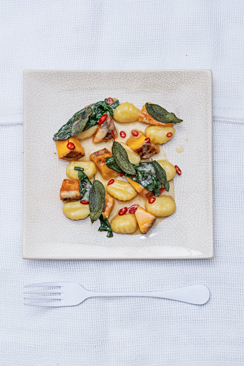 Gnocchi with squash, sage and chilli. Photograph: Harry Weir Photography