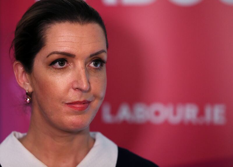 Vicky Phelan after a panel discussion on the future of women's health at a Labour Party conference in Dublin. Photograph: Brian Lawless/PA