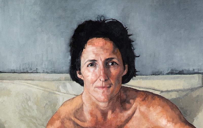 All Eyes On Us exhibition, portrait of Fiona Shaw, by Victoria Russell