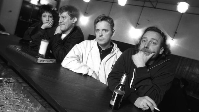 New Order in Manchester, 1993. Photograph: Getty Images