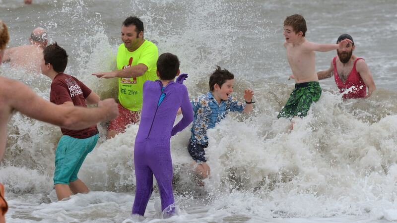 Several sea swims will take place on New Year’s Day. Photograph: Alan Betson / The Irish Times