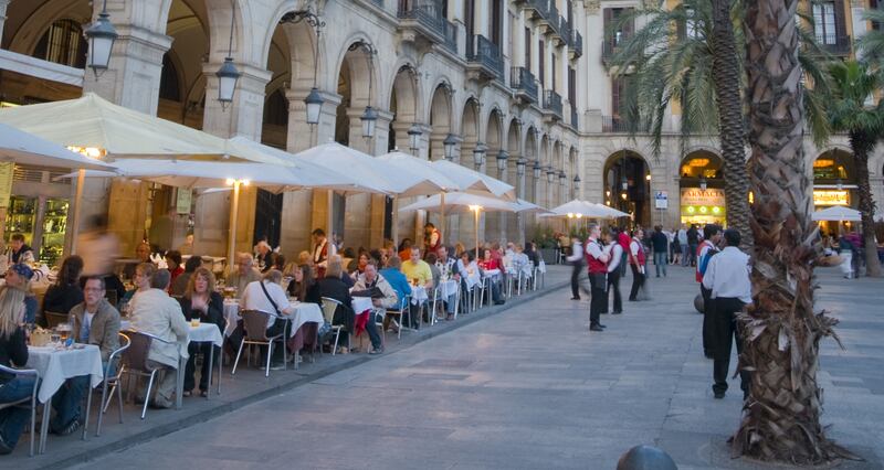 Spain, Barcelona, Placa Reial