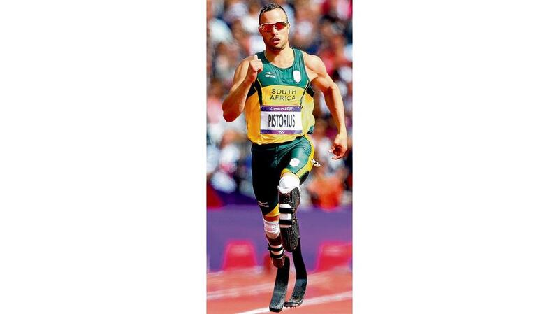 The South African athlete competing in the Olympics in London last year. photographs: reuters/ap/ getty/reuters