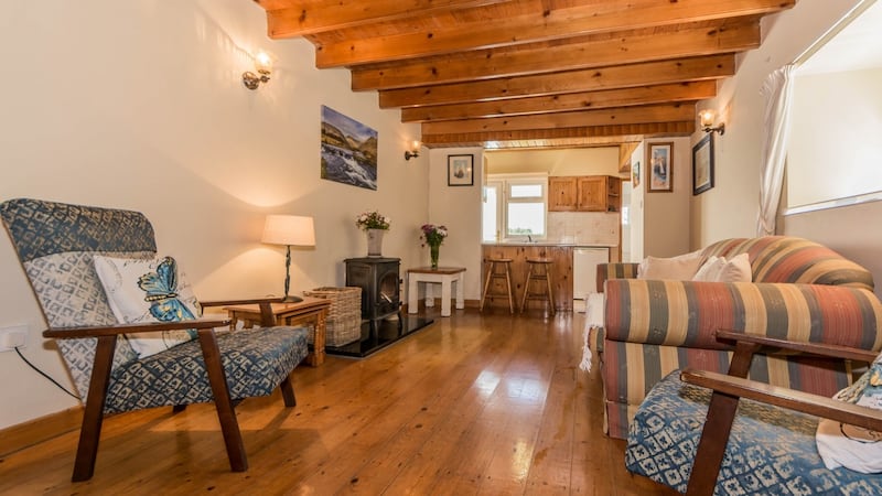 Living room at Mary Kate’s, Goleen, Co Cork